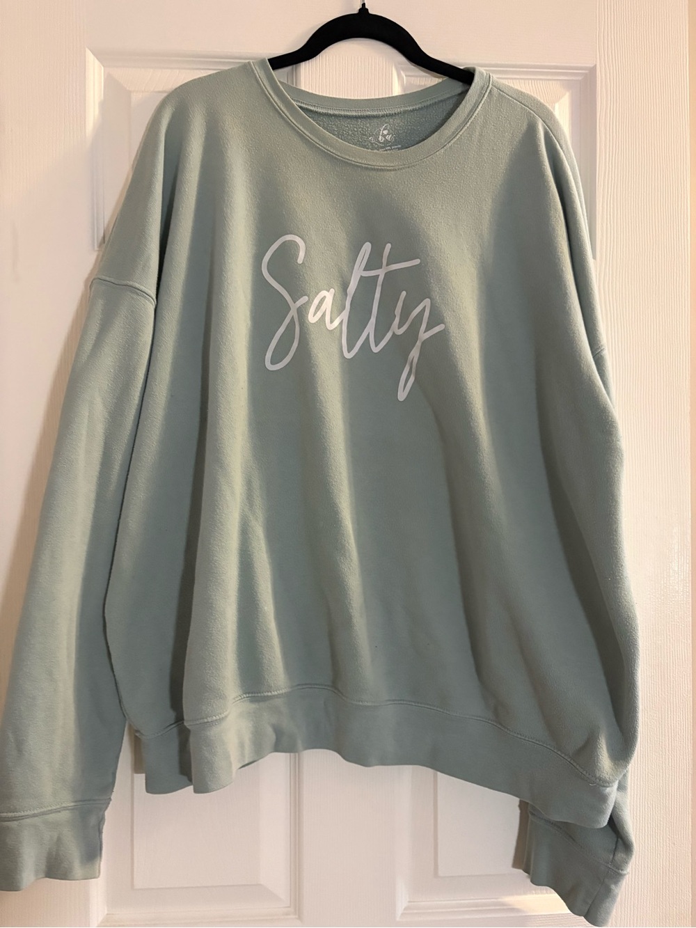 ambition Mint Green "Salty" Crewneck Sweatshirt